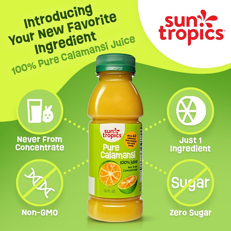 Sun Tropics Calamansi Juice, 10 Fl Oz X 6 Pack 10 fl.oz*6 pack