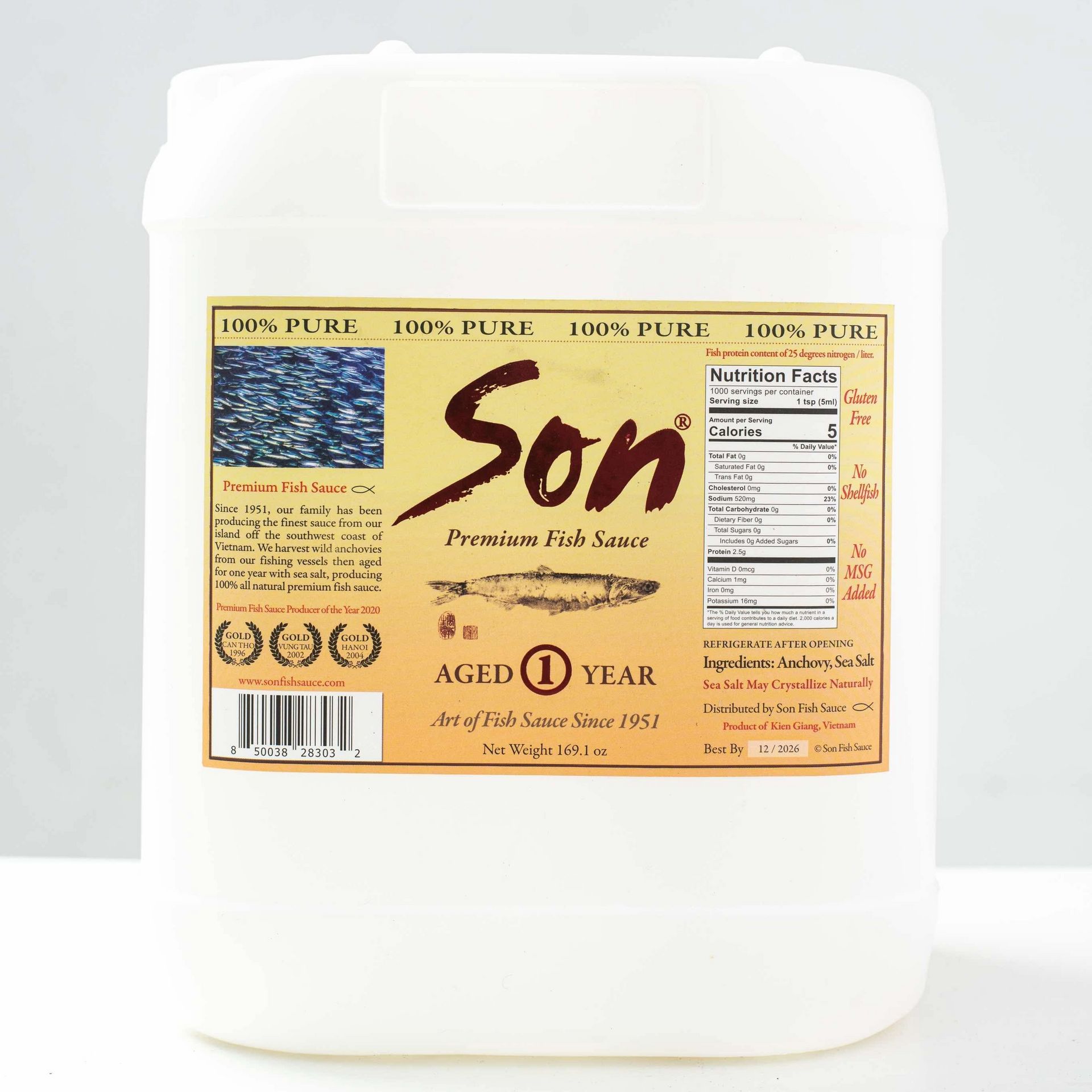 SON FISH SAUCE 1 YEAR 100% NATURAL 169.1 fl.oz