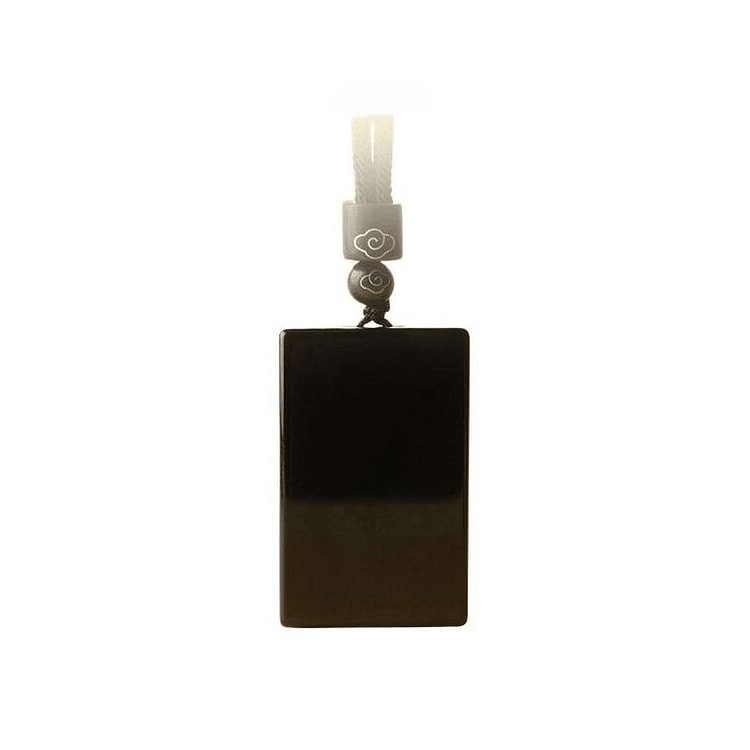 Putuo Mountain Obsidian No Matter Pendant 40*25mm 1 box