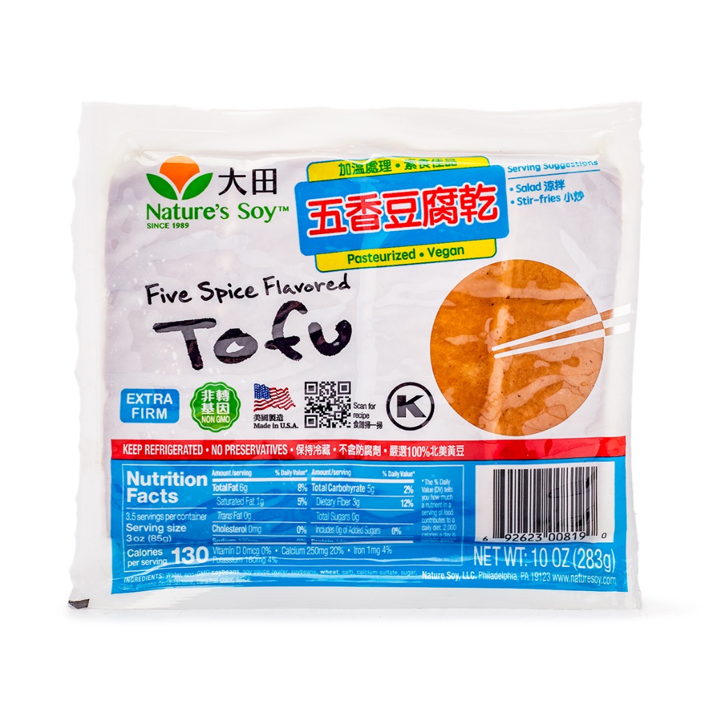 Get Nature's Soy Five Spice Flavored Tofu 283 g Delivered | Weee! Asian