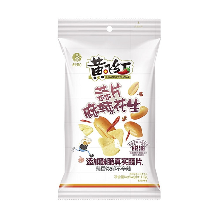 黄飞红 蒜片麻辣花生 110 克
