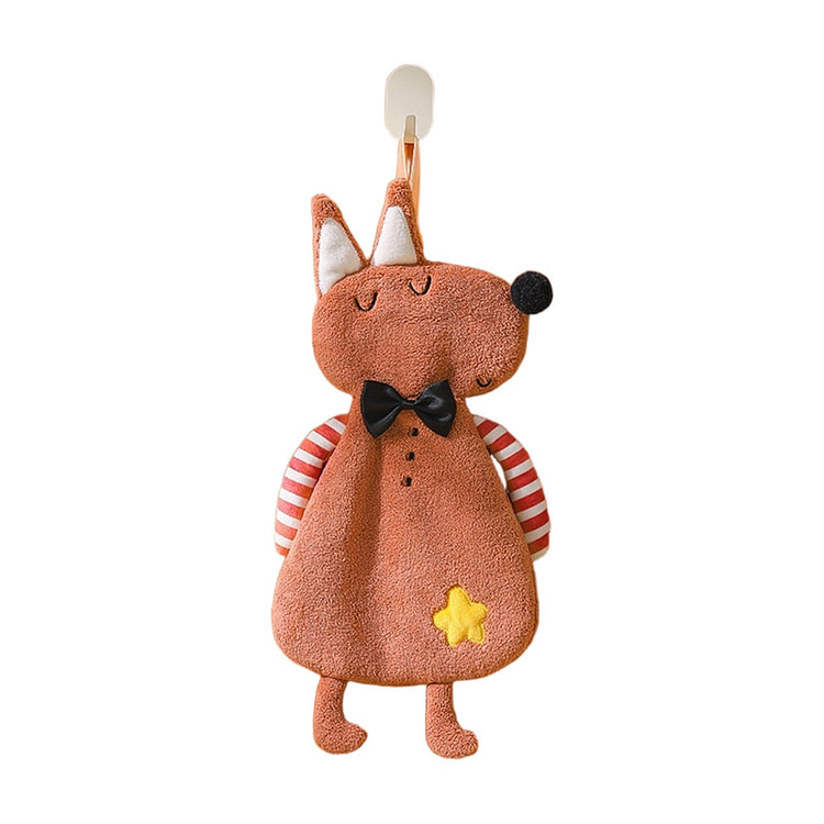 Cute animal hand towel that absorbs water Fox F 1 each