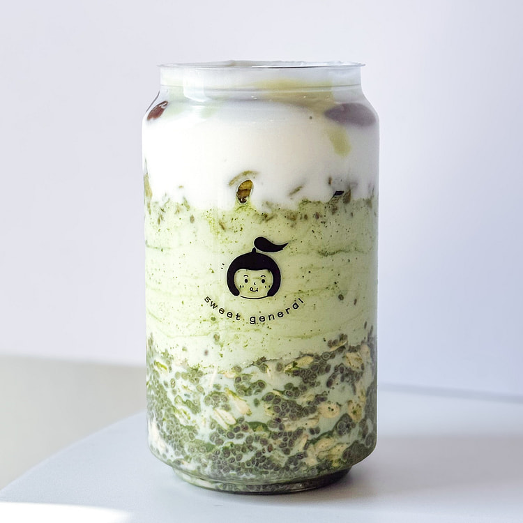 抹茶羽衣甘蓝燕麦酸奶杯 1 罐