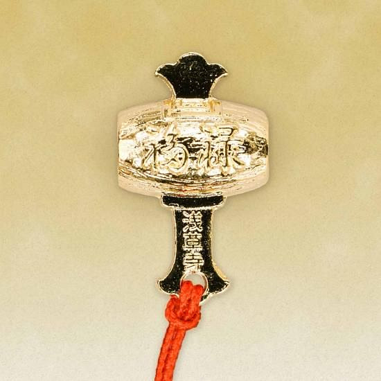 Sensoji Temple Lucky Hammer Charm 1pc 1 each