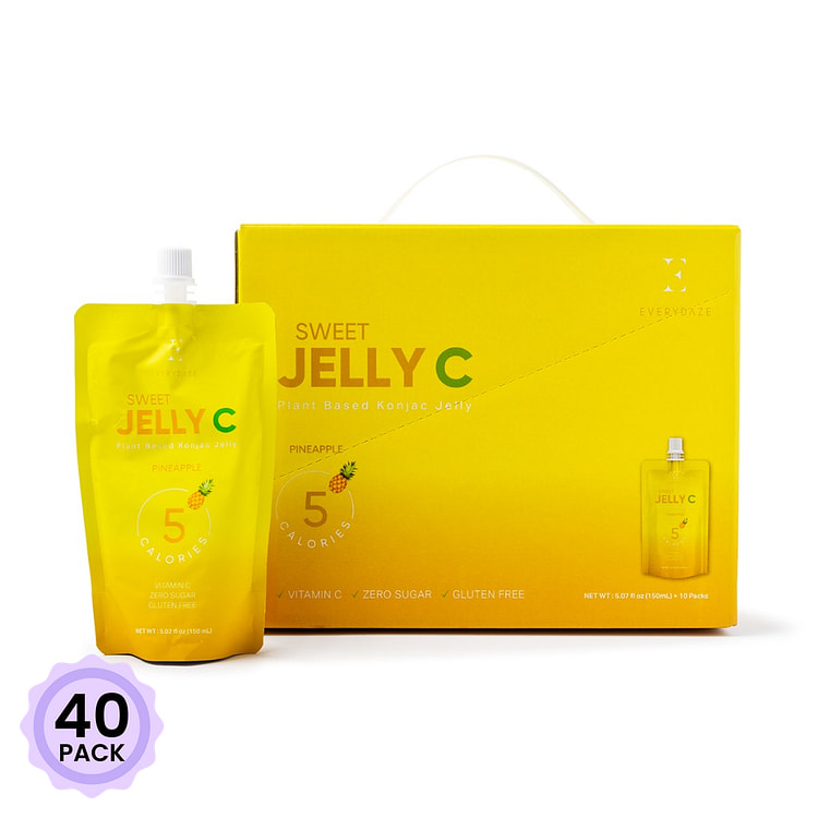 Everydaze Sweet Jelly C 菠萝味魔芋果冻 150 毫升*40 包