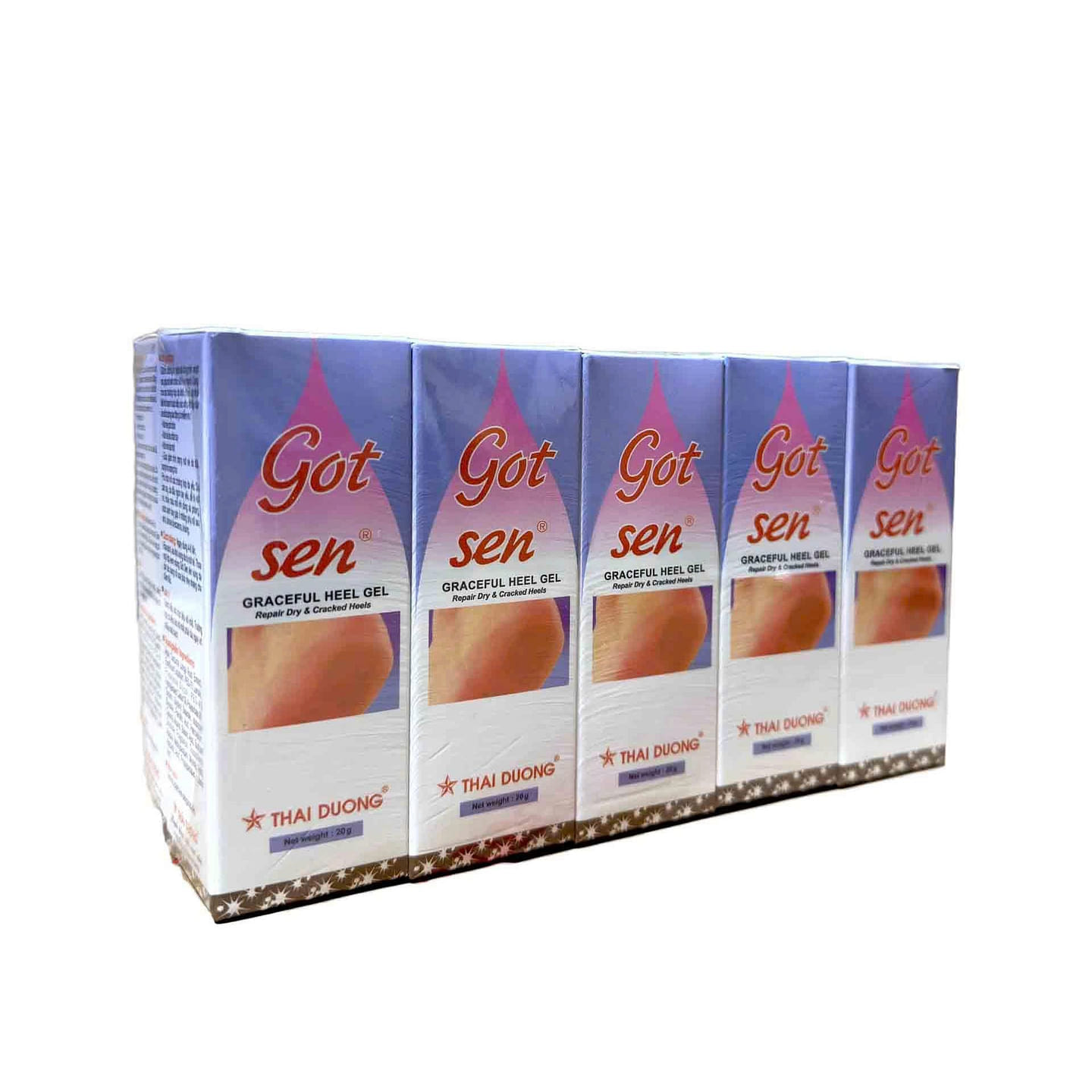 Thai Duong Lotus Heel 10-Pack Turmeric & Vitamin E 10 each