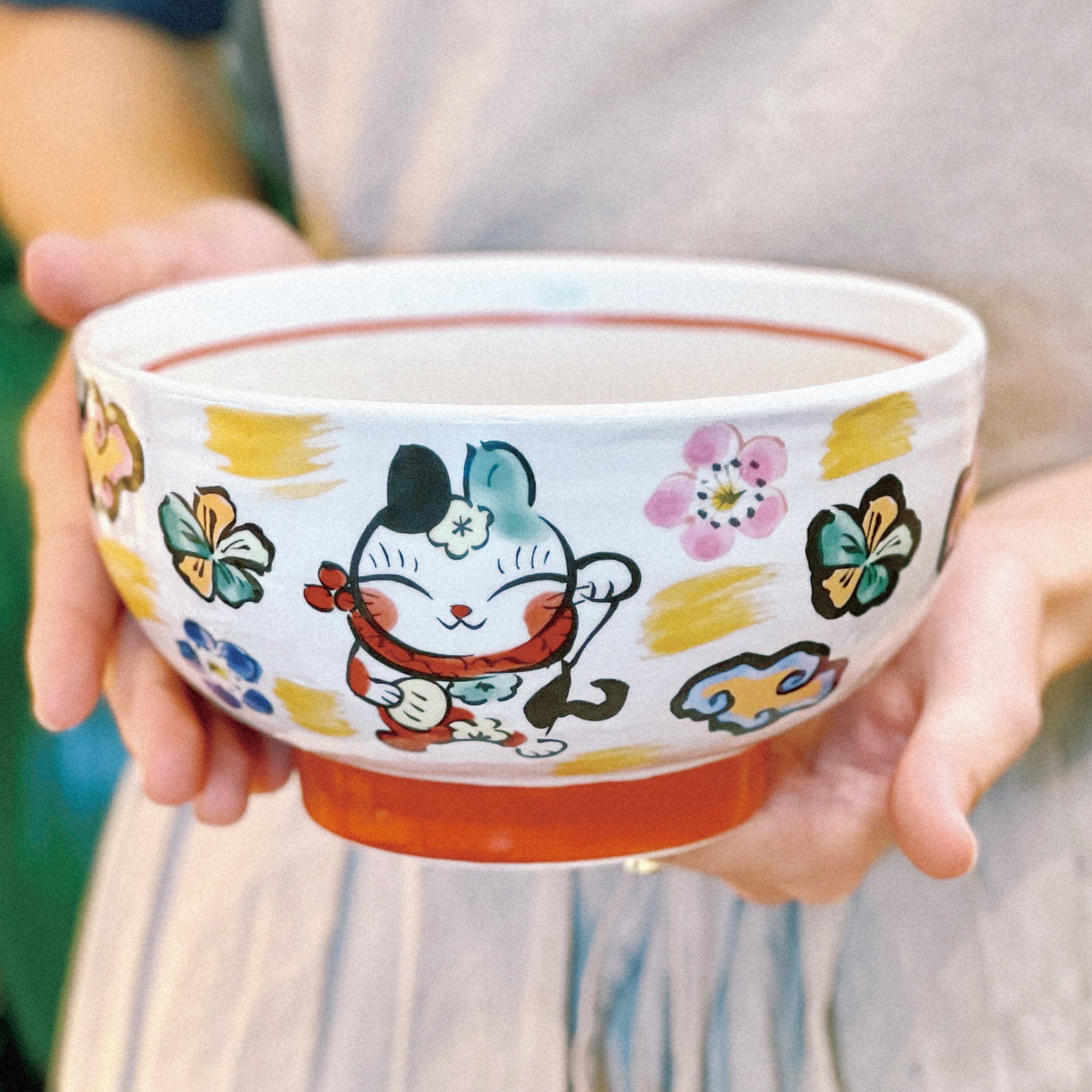 Get Yudachi Fortune Kitty XL Donburi Bowl(Gift Box) Delivered Weee