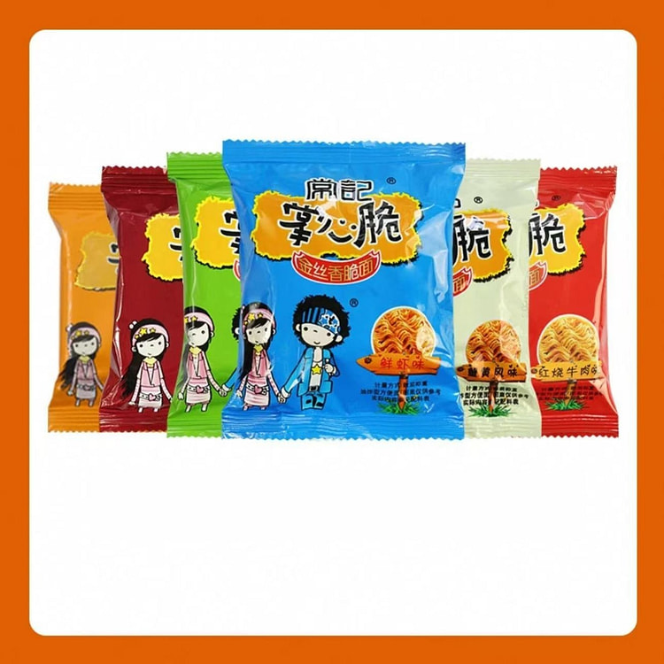 8090后 常记掌心脆 干脆面 口味随机 一包 (min 5)