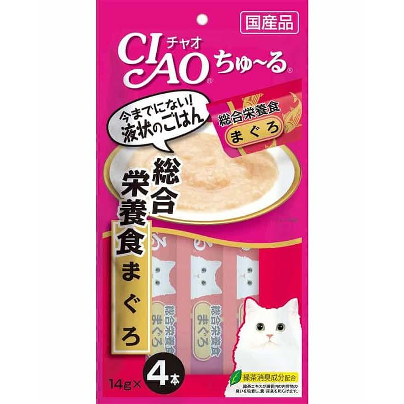 Inaba Tuna Multi-Nutritional Cat Treats 14g*4pcs 1 each