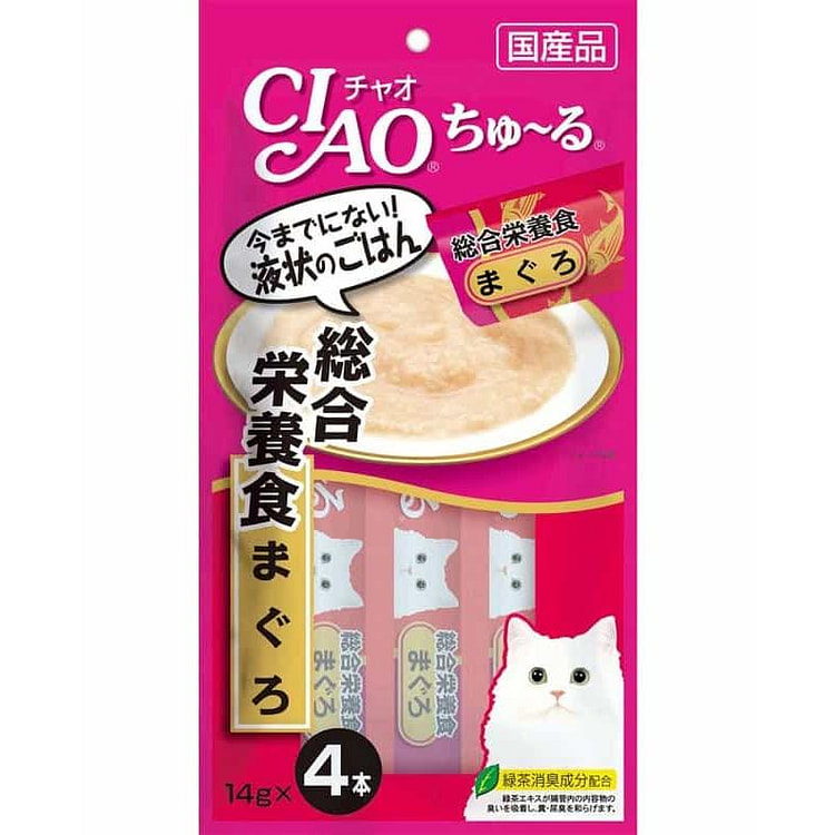 Inaba Tuna Multi-Nutritional Cat Treats 14g*4pcs 1 each