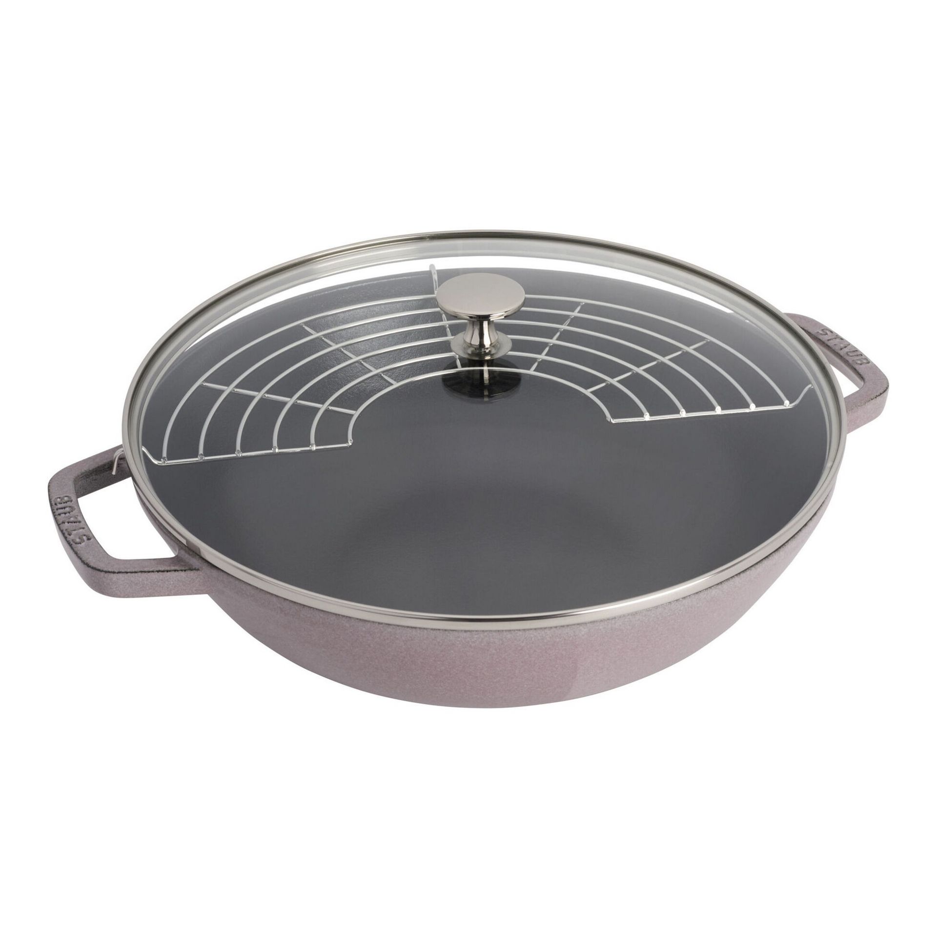 STAUB Cast Iron Perfect Pan 4.5-qt / Lilac 1 each