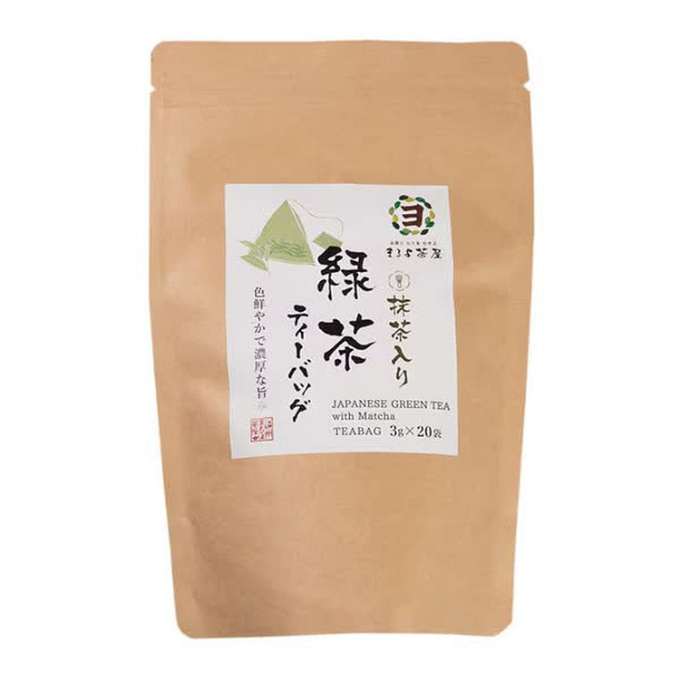 Maruyo Chaya 抹茶绿茶 20 茶包 1 份