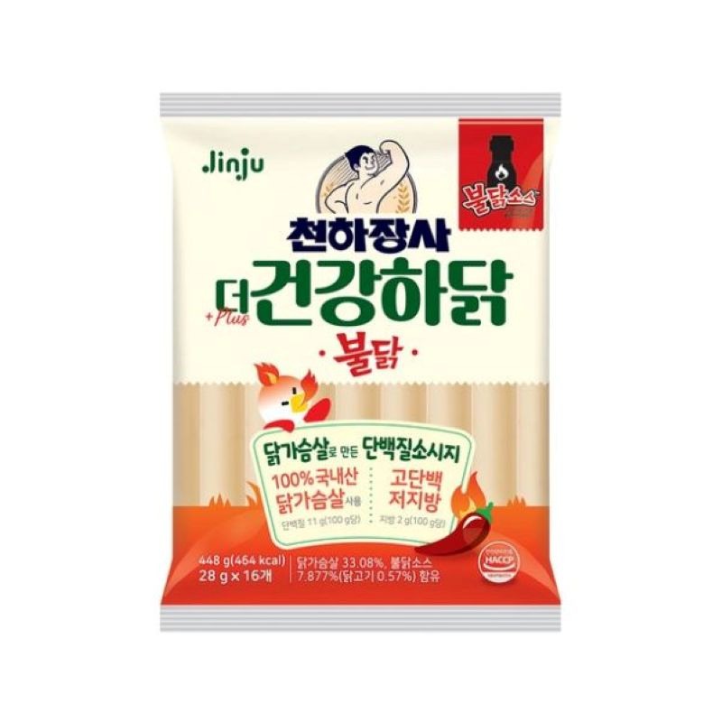 Cheonhajangsa Healthy Chicken Buldak Sausage 448 g