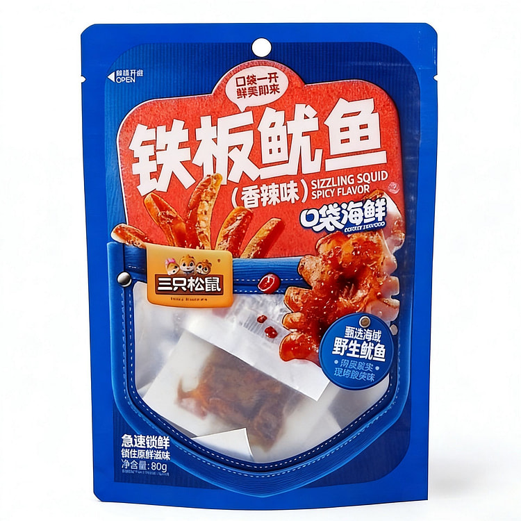 Grilled Squid Teppanyaki Flavor 80g*1 Bag 1 pack