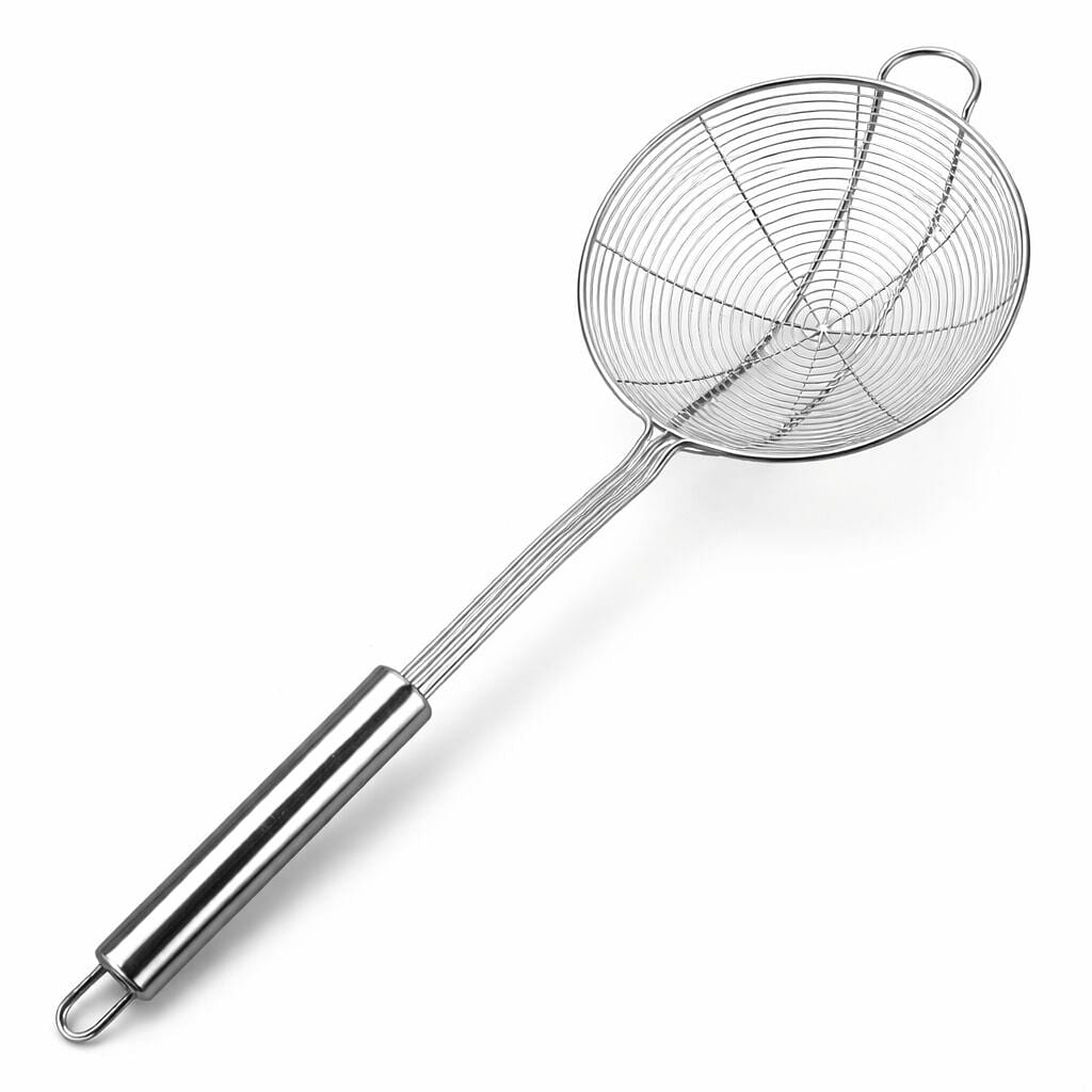 QZ 16cm Stainless Steel Spider Strainer 1 count
