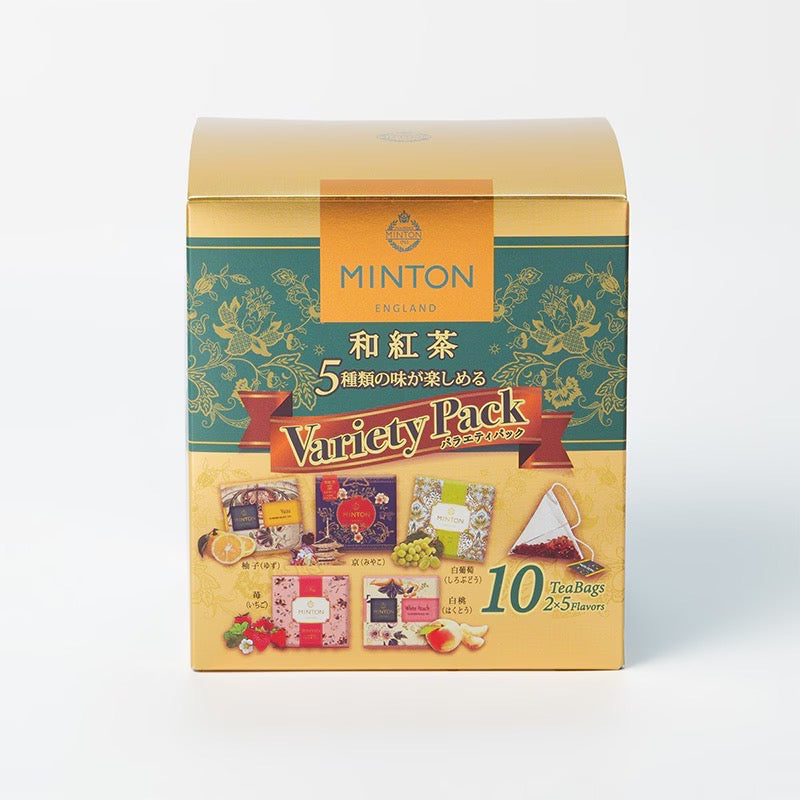 MINTON Black Tea 5 Flavors 2g x 10 Tea Bags 1 each