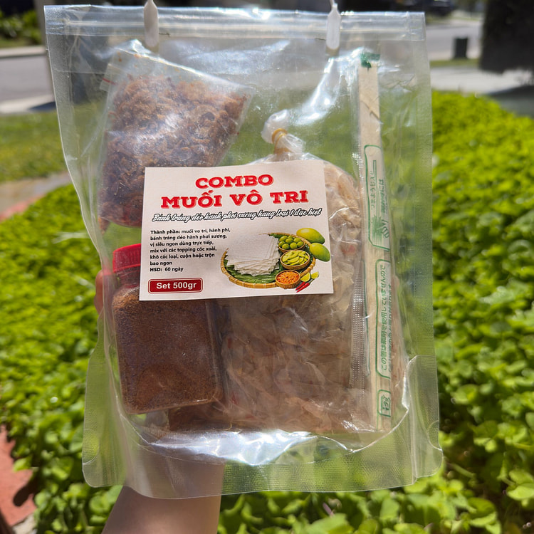 Bánh Tráng Muối Vô Tri 500g/set 1 gói
