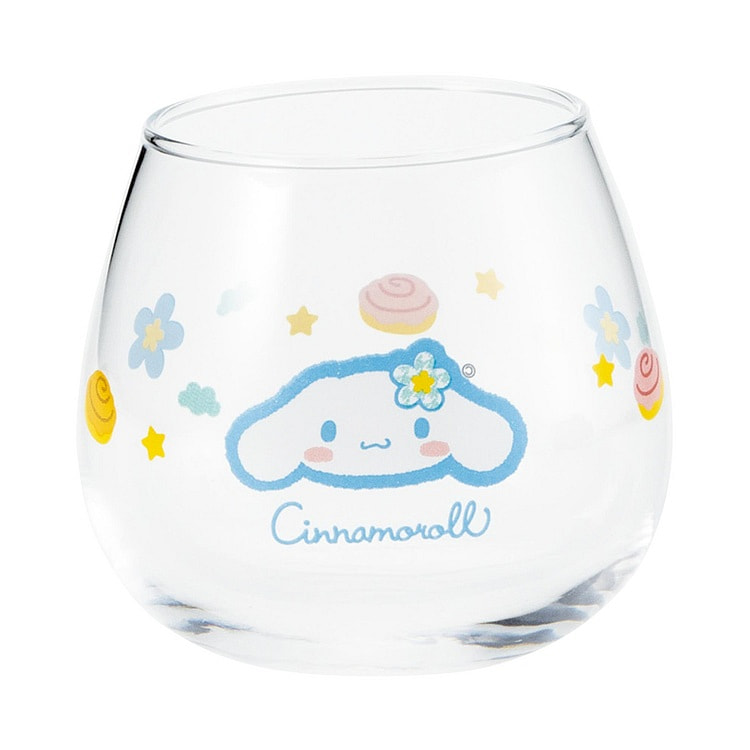 Sanrio Cinnamoroll Floral Glass Cup