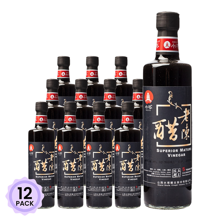 水塔牌 五年老陈醋 500 毫升*12 包