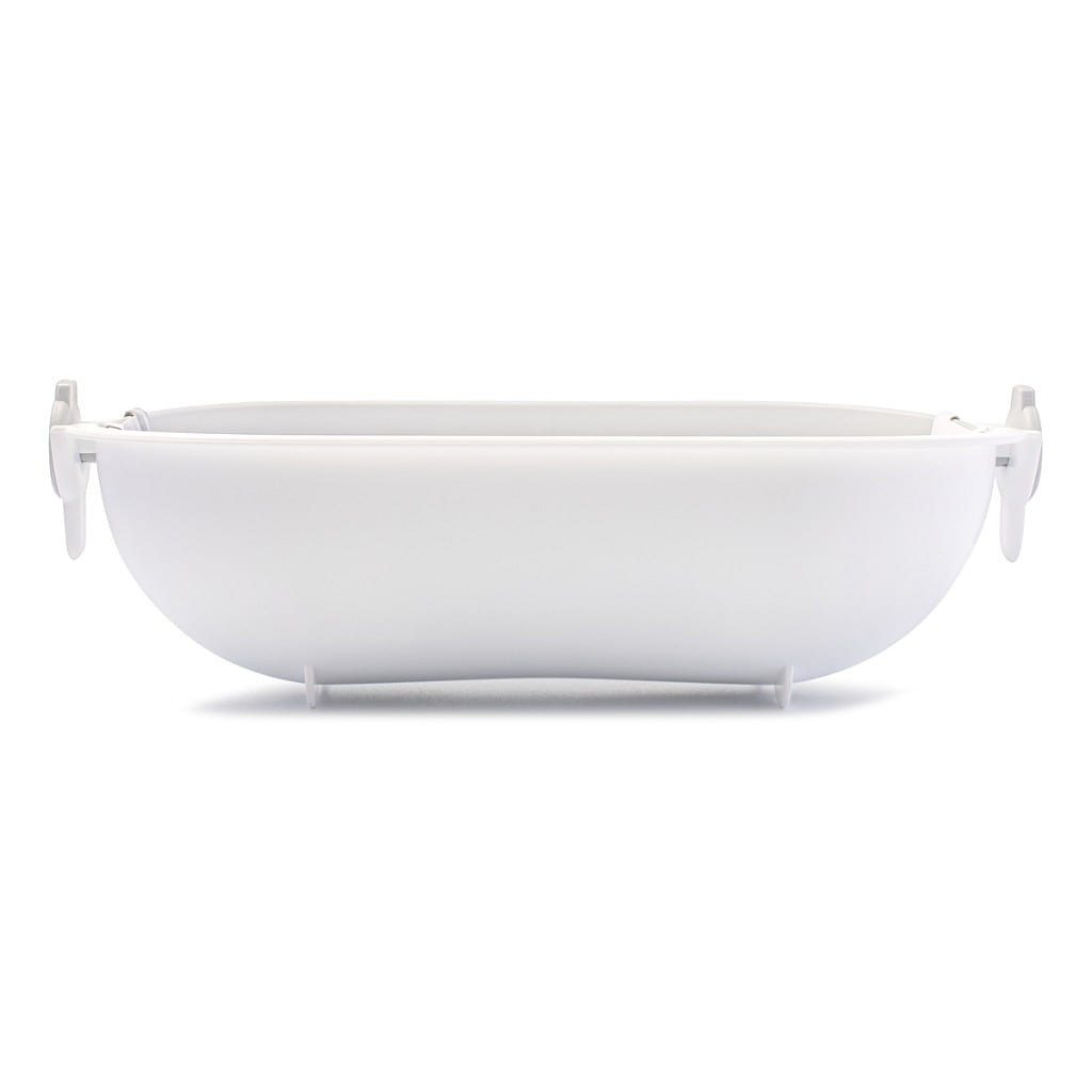 Kokubo Oval Spin Wheel Colander 12x24cm, Gray 1 count