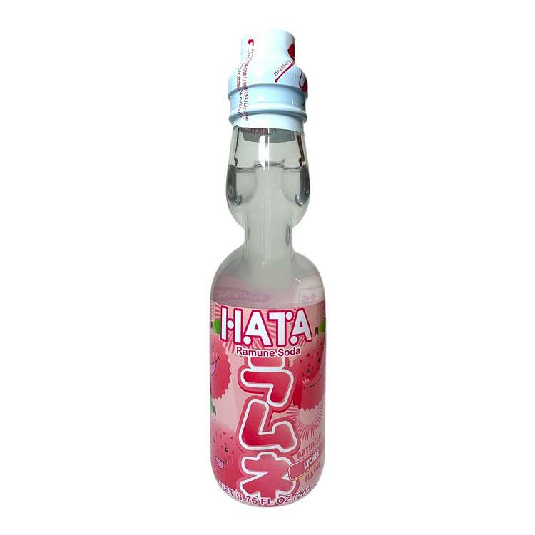 HATA Ramune Soda (Lychee Flavor) 1 Bottle 200 ml (min 3)