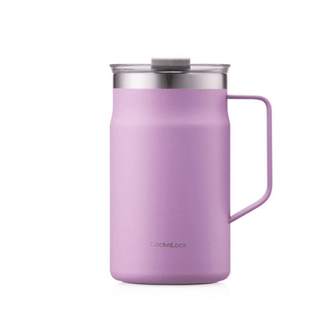LOCK & LOCK Metro Mug Perfect Travel Sized Mug for Everyday Lavendar 20oz 1 count
