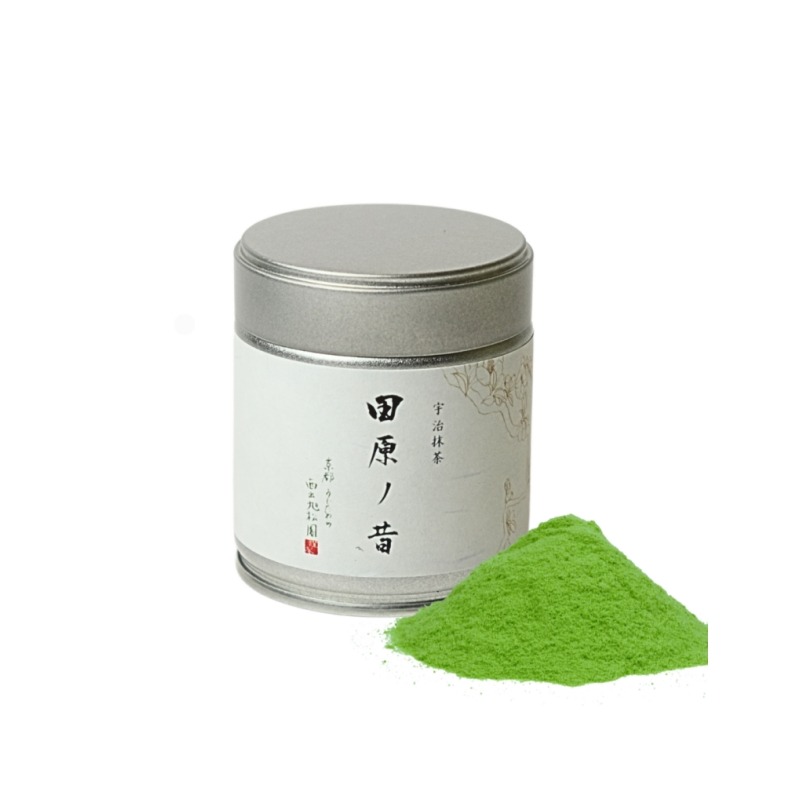 西出旭松園 宇治抹茶 田原の昔 40g缶入り - Weee!