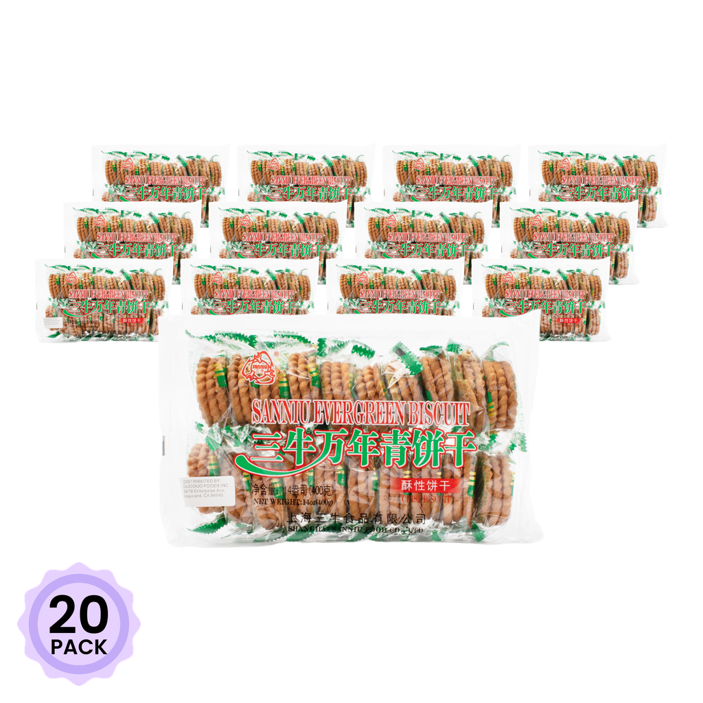 Sanniu ビスケット ネギ油味 400 グラム*20 パック - Weee!