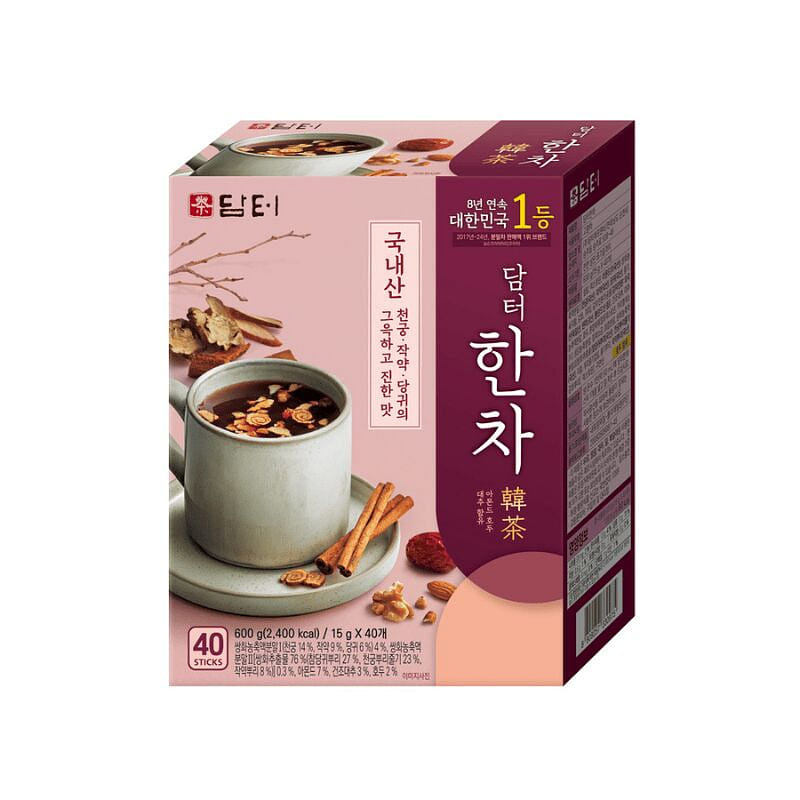 Damtuh Han Cha Korean Herbal Tea 40 Sticks 15 g