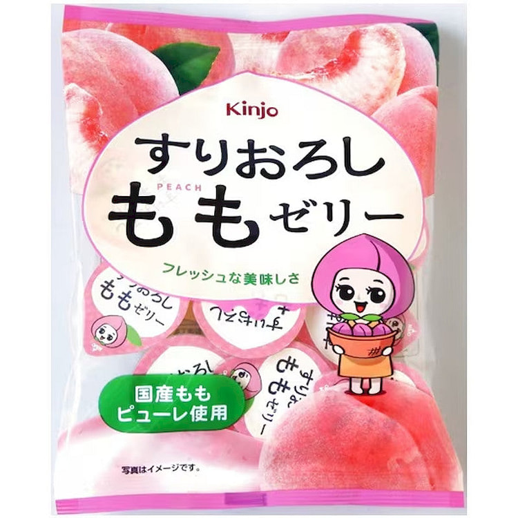 Kinjo Seika Grated Peach Jelly Cups 7pc 1 each
