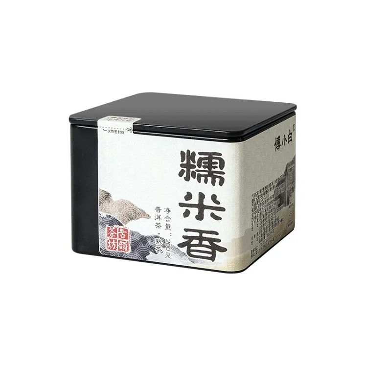 傅小白 糯米香普洱熟茶小薄片200g/罐 1 罐