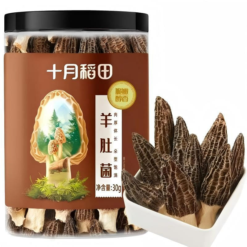 October Dreamland Wild Dried Morel Mushrooms 30g 30 g