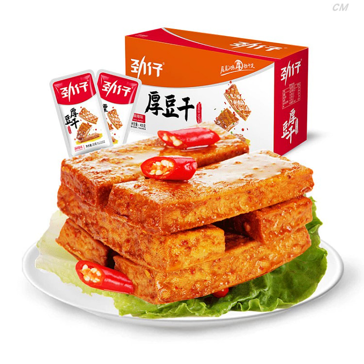 劲仔厚豆干香辣味400g