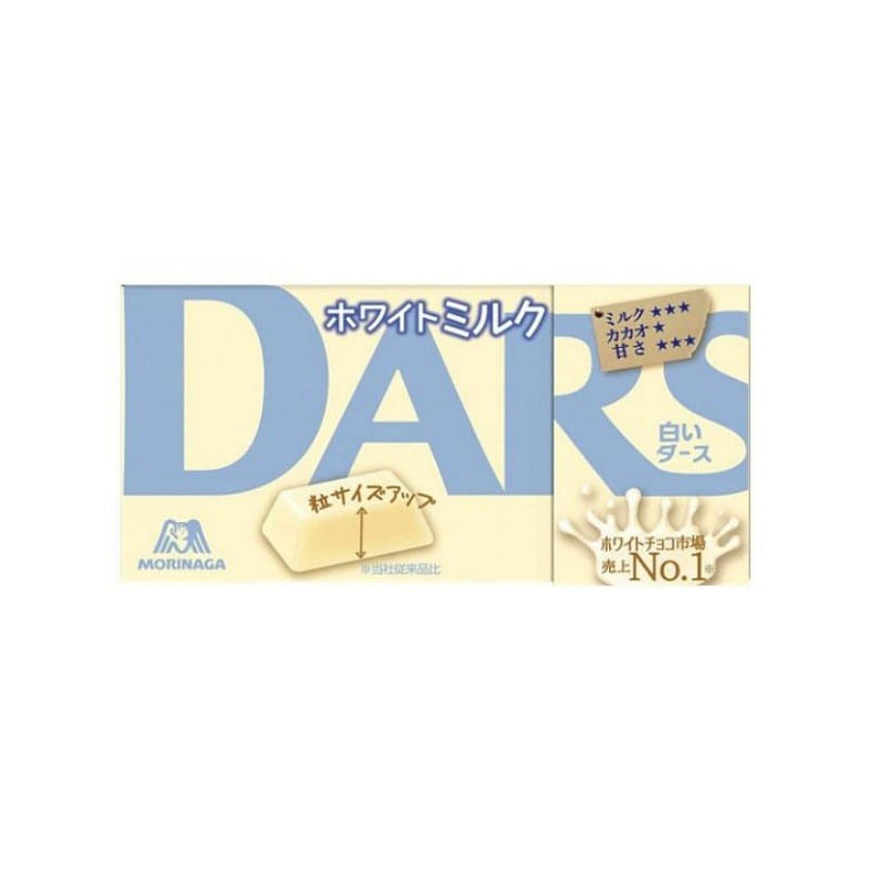 MORINAGA DARS Silky White Chocolate 12pcs/box 1 box