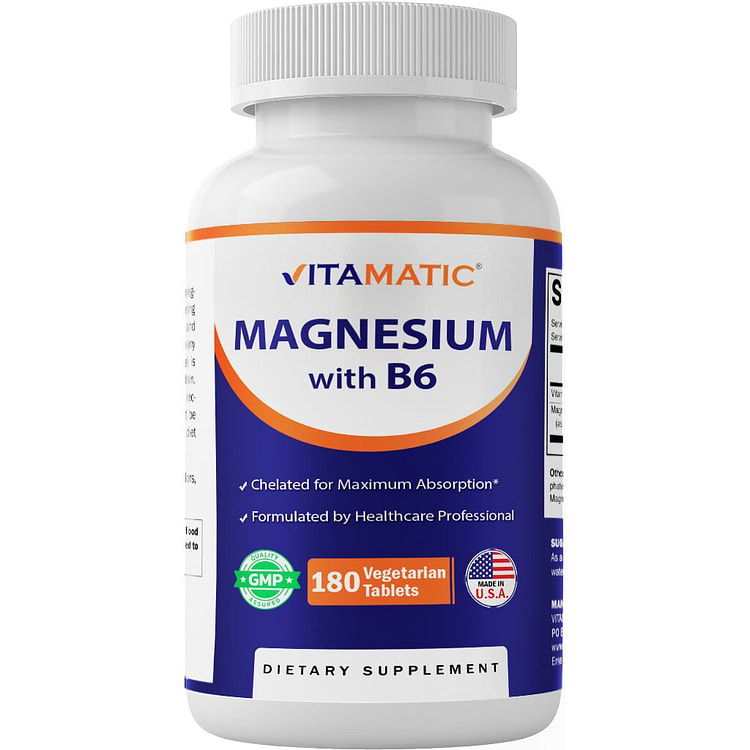 Magnesium Glycinate 500mg per Tablet 180 Tablets