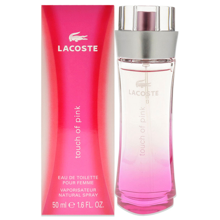 ラコステのタッチ オブ ピンク 女性用 - 1.6 オンス EDT スプレー