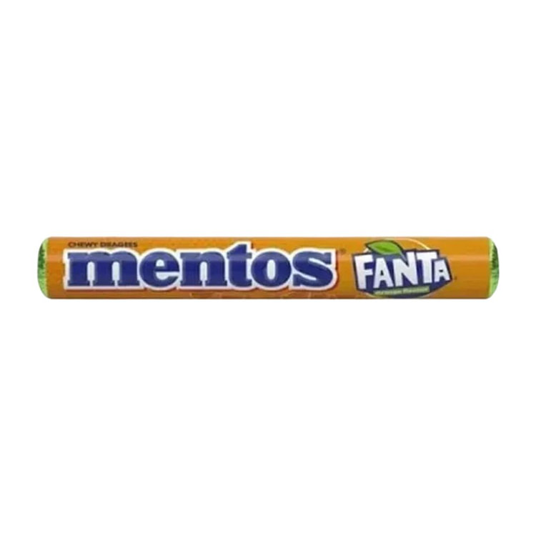 Mentos Chewy Dragees Fanta Orange Flavour 37.5g (UK)
