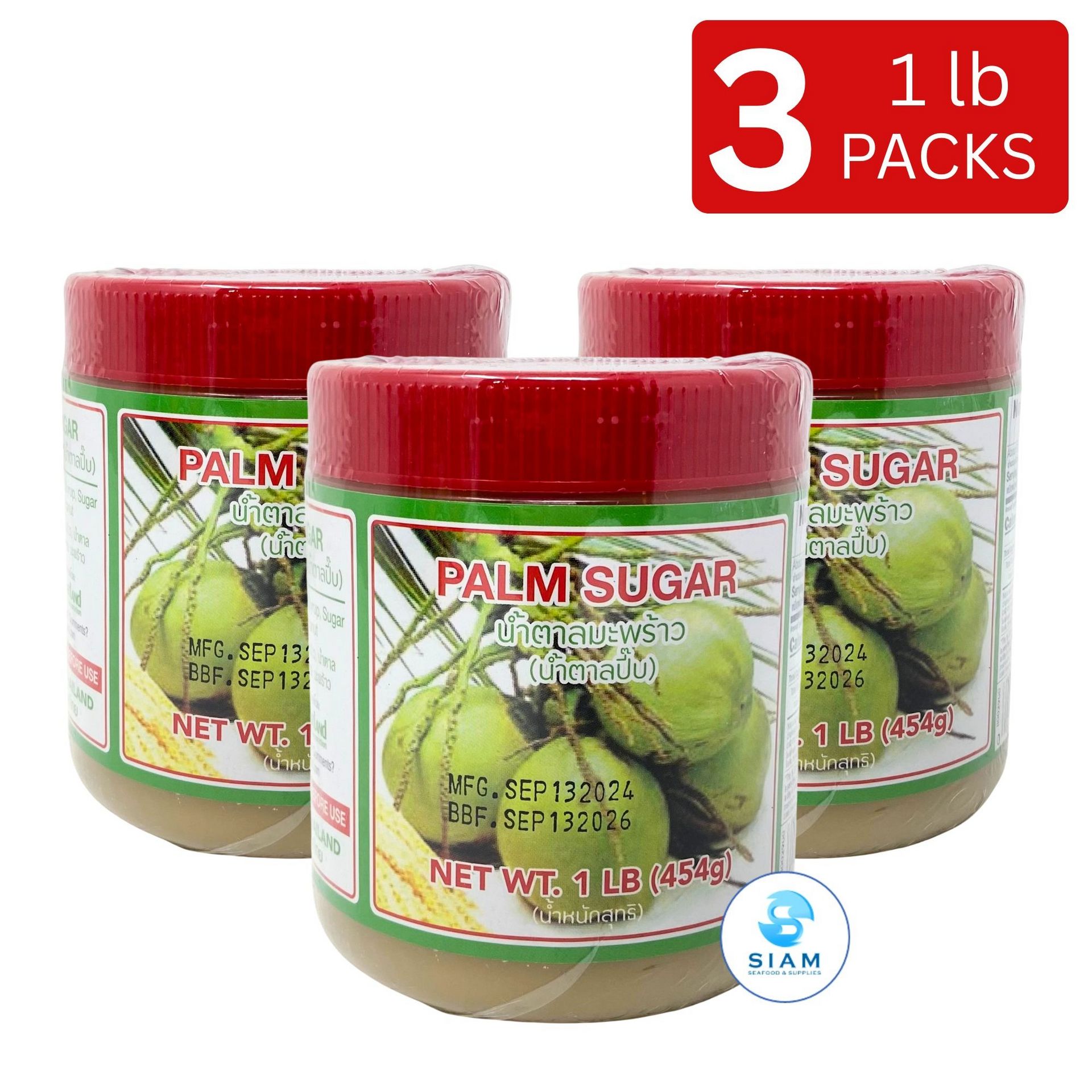 (3-Pack) Eastland Thai Palm Sugar 3 count