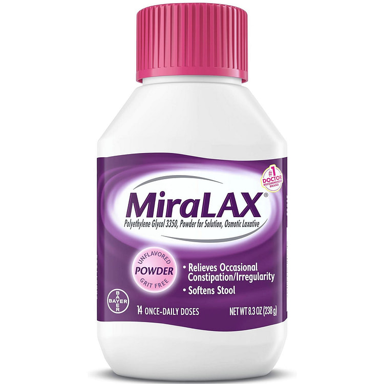 MiraLAX Laxative Powder 14 Doses 8.3oz 1 bottle