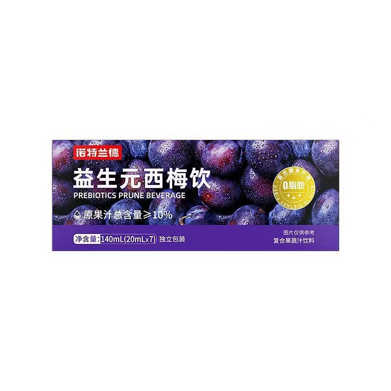 Nutland Prune Juice Probiotic Fiber Fruit Drink 20ml*7bags 140 ml