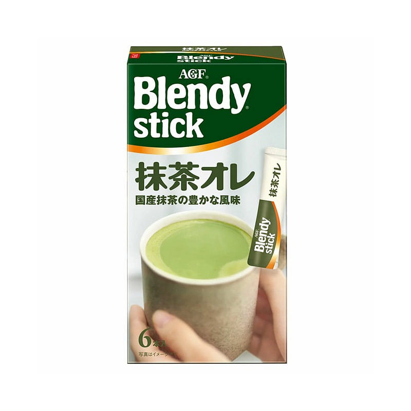 AGF Blendy stick Matcha Olay 6 pieces 1 each