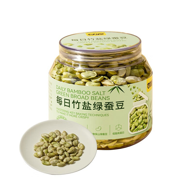 甘源 每日竹盐绿蚕豆 休闲 零食 坚果 炒货 小吃 228 克