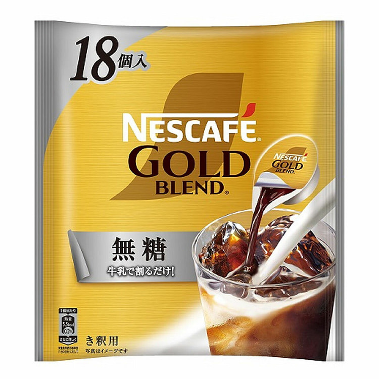 Nescafe Gold Blend Liquid Coffee Sugar-Free 18p 1 count