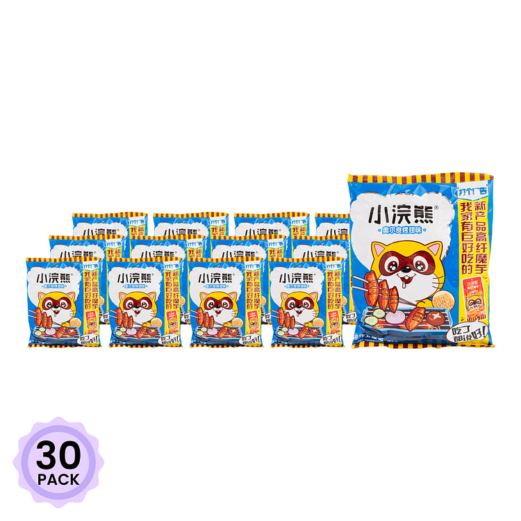小浣熊 干脆面 烤翅要逆天味 40 克*30 包