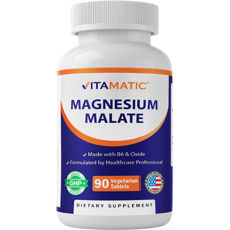 Magnesium Malate 2000mg 90 Vegetarian Tablets