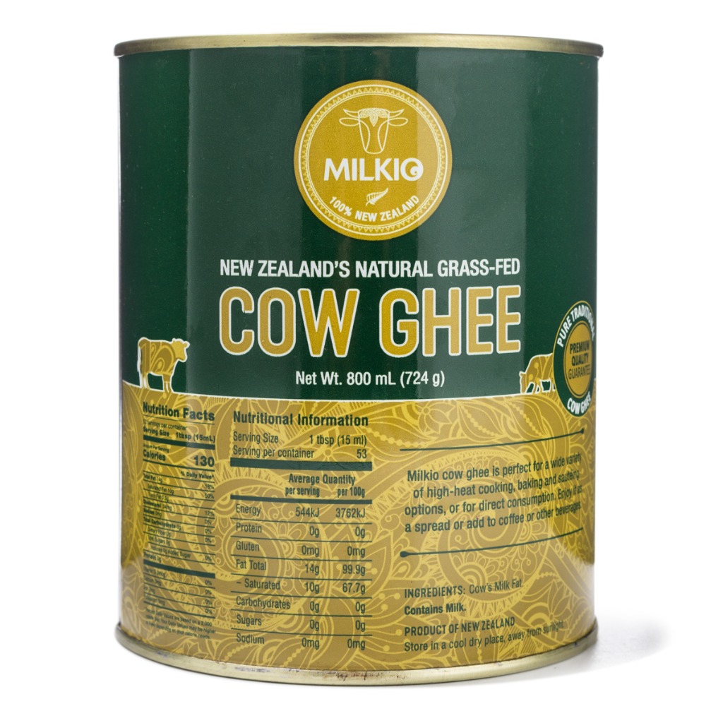Get Milkio New Zealand's Cow Ghee Natural GrassFed, Medium Size
