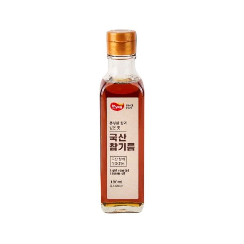 Haetnim Village Sesame Oil 1 Bottle 180 ml