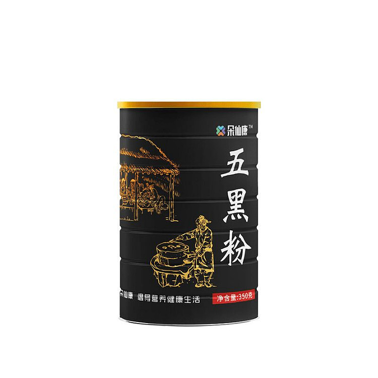 黑豆黑桑葚黑芝麻糊五黑粉350g/罐 1 罐