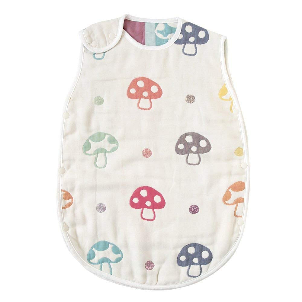 Hoppetta Six-Layered Gauze Sleeping Bag (Champignon) 2-7y 1 each