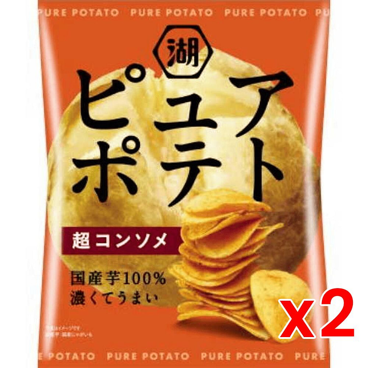 KOIKEYA Thick-Cut Potato Chips 52gx2 1 count